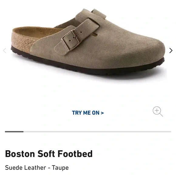 NWOT Birkenstock Boston Clog Taupe - Picture 9 of 11